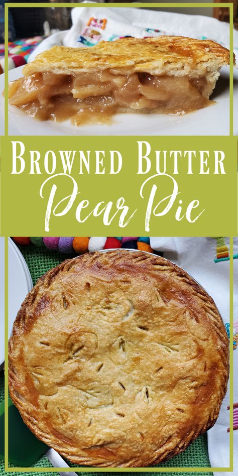 Recipes Using Asian Pears, Asian Pear Pie Filling, Bourbon Pear Pie, Asian Pear Dessert, Spiced Pear Pie, Asian Pear Pie Recipe, Asian Pear Pie, Carmelized Pear Custard Pie, Pear Tart With Pie Crust