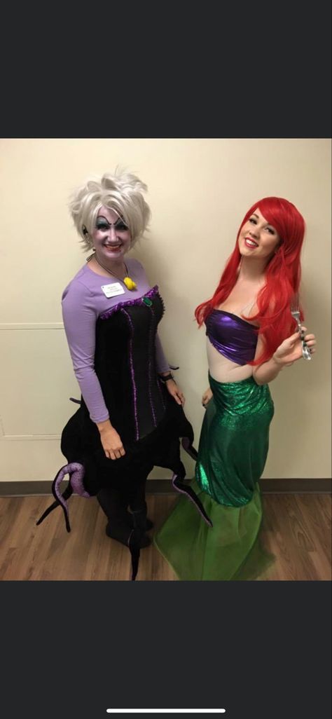 Ursula And Ariel Costume, Ursula And Ariel, Ariel Costumes, Ariel