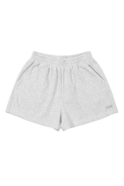 Grey Shorts Women, Cute Sweat Shorts, Gray Shorts Outfit, Netball Outfits, Shorts For School, Grey Sweatshorts, Fame Clothes, Sweatpant Shorts, Grey Sweat Shorts