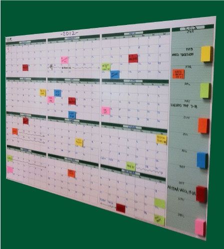 Full Size Forever Yearly Wall Planner 24" x 38" - Dry Erasable Office Organisation, Office Organization At Work, Lego Wall, Family Command Center, Year Planner, Wall Planner, Organization Planning, Work Organization, Office Walls