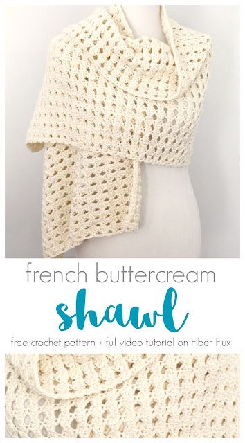 Ponchos, Prayer Shawl Crochet Pattern, Crochet Shaw, Prayer Shawl Patterns, French Buttercream, Crochet Prayer Shawls, Crochet Shawl Free, Crochet Wrap Pattern, Crochet Shawl Pattern Free