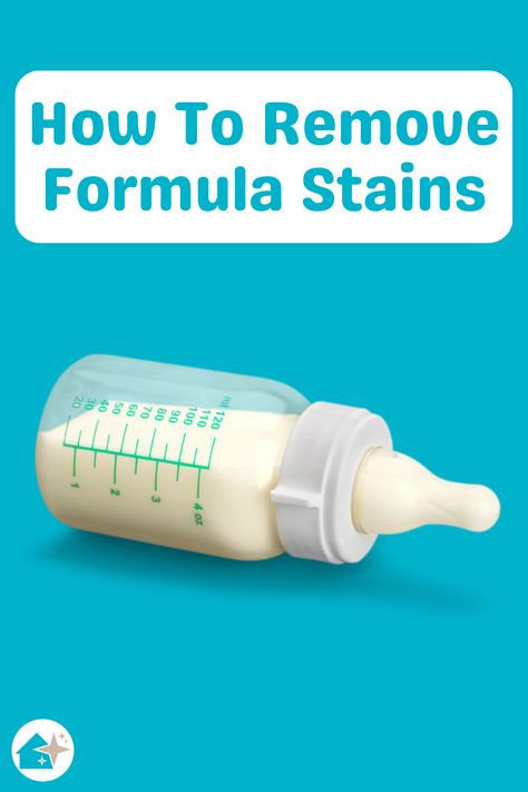 How To Remove Formula Stain From Washable Fabrics Baby Stain Remover, Remove Yellow Stains, Baby Stains, Acid Reflux In Babies, Formula Milk, Laundry Stain Remover, Household Help, Stain On Clothes, Laundry Stains