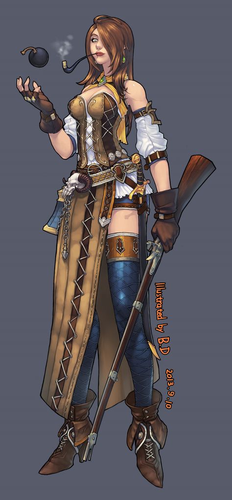 Steampunk Character, Steampunk Characters, Fav Character, Steampunk Women, Pirate Adventure, Art Female, Dungeons And Dragons Characters, Dnd Art, Steampunk Clothing