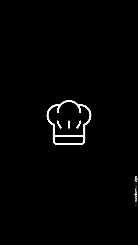 Cooking Wallpaper, Black Instagram Highlight Covers, Icon Instagram Highlight, Instagram Highlights Icons, Instagram Highlight Icon, Cooking Icon, App Design Layout, Chef Logo, Instagram Highlight Cover