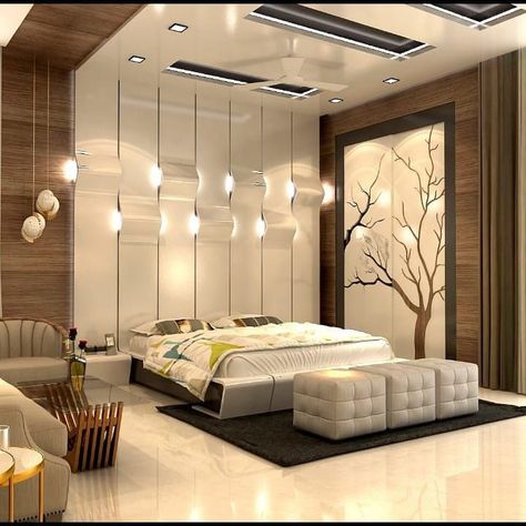 Design Interior Baie, Bedroom Pop Design, Bedroom Interior Design Luxury, Bedroom Door Design, Modern Luxury Bedroom, Luxury Bedroom Design, Bed Design Modern, Ceiling Design Bedroom, Luxury Bedroom Master