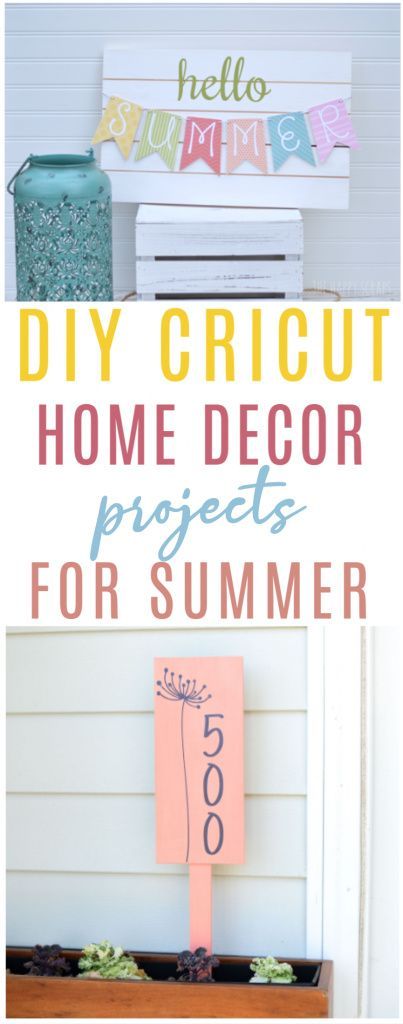 Summer is right around the corner. Are you excited? We sure are! We’re celebrating with these DIY Cricut Home Decor Projects for Summer! Add some beautiful bright and sunny décor items to your home! #cricut #diecutting #cricutmaker #cricutmade #cricutexplore Beach Cricut Projects, Cricut Summer Projects, Diy Cricut Home Decor, Summer Cricut Projects, Cricut Home Decor Projects, Cricut Home Decor, Cricket Maker, Peach Festival, Cricut Gifts