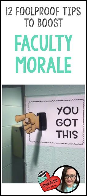 Boost Teacher Morale, Morale Ideas, Teacher Encouragement, Teacher Morale, Faculty Meetings, Teacher Motivation, Morale Boosters, Staff Morale, Staff Motivation