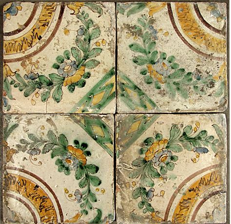 Antique Tunisian Tiles Pretty Tiles, Antique Tiles, Vintage Tile, Beautiful Tile, Dream House Decor, Mellow Yellow, Tile Art, Tile Patterns, Trendy Hairstyles