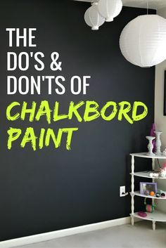 Chalkboard paint tips & tricks: There’s a method to applying chalkboard paint that will make your walls look their best. Make sure to heed these do’s and don’ts, from what surface to paint to how long you should wait between coats to which kind of chalk to use once it’s good to go. Papan Tulis Kapur, Kitchen Chalkboard, Blackboard Wall, Chalk Wall, Chalkboard Ideas, Chalkboard Wall, Chalkboard Paint, Chalkboard Art, Wall Board