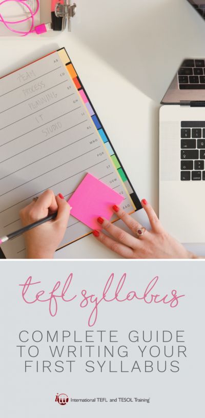 Guide to Writing Your First TEFL Syllabus | TEFL Blog #efl #esl #teachingenglish #teachingabroad #teachingenglishabroad #tefl #tesol #teflonline #tesolonline Esl Syllabus, Tefl Teacher, Teaching English Abroad, Esl Lesson Plans, Esl Lessons, Teaching Phonics, Teacher Tips, Esl Teaching, Language Teacher