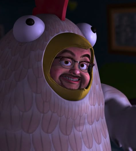 "It's the Chicken Man!"- Rex, Toy Story 2 A Cartoon, Reaction Pics, Profile Pics, Cartoon Character, Toy Story, Mood Pics, Profile Pictures, Pixar, Wallpapers