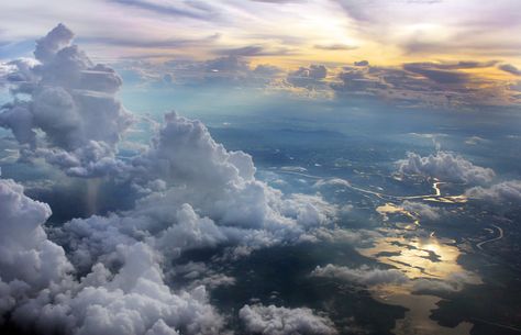 Mother Nature, Nature, Above The Clouds, Sun Rays, Sky And Clouds, Beautiful Sky, The Clouds, The View, Nature Beauty