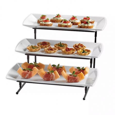 The 20 Best Wedding Registry Gifts NOT to Forget for 2021 Server Tray, B Smith, Porcelain Tray, Thanksgiving Food Desserts, Platter Set, Party Buffet, Food Display, Tiered Trays, Party Desserts