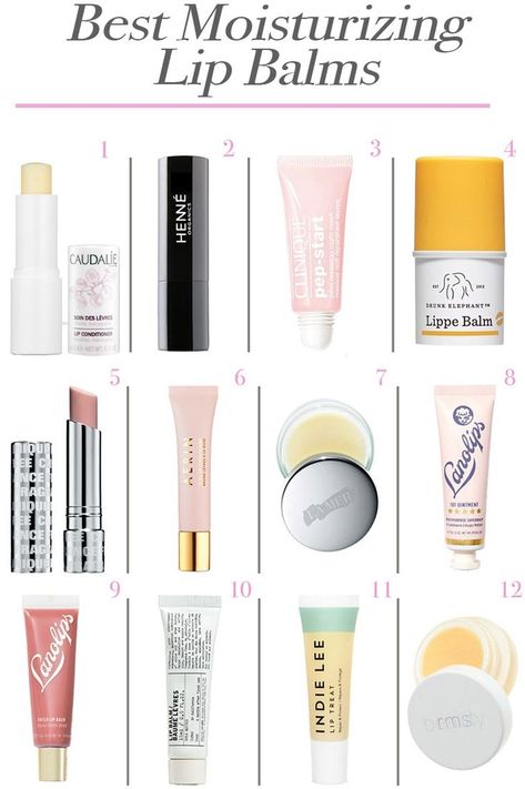 Best Moisturizing Lip Balms 2019. Get this lineup of the best skincare for dry lips that are chapped. See clean beauty and designer lip balms and treatments. #skincare #lips #beauty #dryskin #winterbeauty Lip Balm For Dry Lips Best, Most Hydrating Lip Balm, Lip Hydration Products, Best Lip Balms For Dry Lips, Lip Care For Dry Lips, Best Lip Products For Dry Lips, Good Lip Balms, Best Chapstick For Dry Lips, Best Lip Balm For Dry Lips