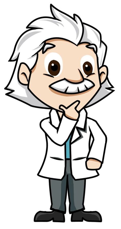 Science Teacher Drawing, Cute Scientist Drawing, Albert Einstein Drawing Cartoon, Scientist Cartoon Character, Albert Einstein Cartoon, Scientist Drawing, Cartoon Scientist, Boo Mario, Scientist Cartoon