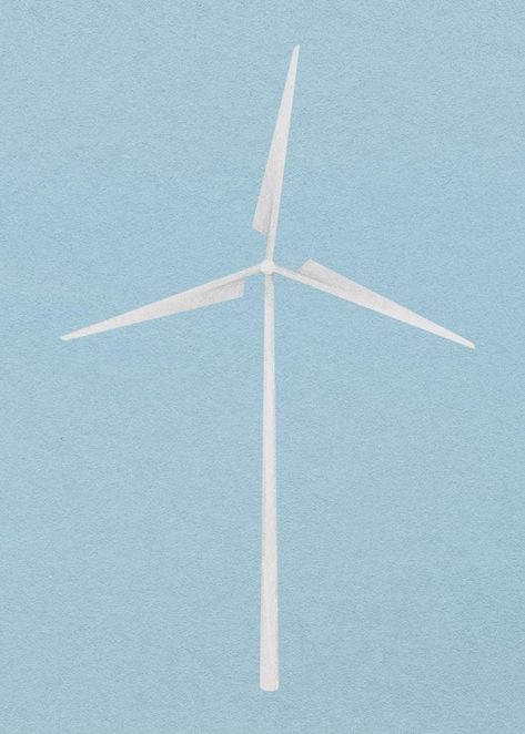 Wind Turbine Illustration, Free Poster Printables, Adobe Illustrator Graphic Design, Wind Turbines, Senior Project, Awesome Designs, Calendar Design, Renewable Energy, Free Image