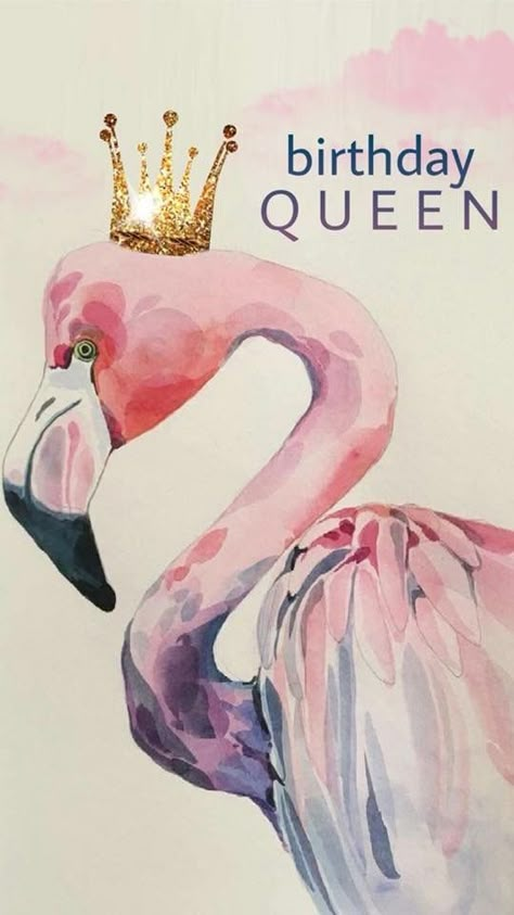 Flamingo Birthday Queen Happy Birthday Quotes Funny, Flamingo Birthday, Happy Birthday Pictures, Birthday Queen, Funny Happy Birthday, Birthday Meme, Happy B Day, Happy Birthday Quotes, Birthday Pictures