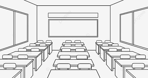 Classroom Sketch, Basic Sketching, Classroom Clipart, Theme Background, School Png, School Themes, School Classroom, Png Transparent, Png Clipart