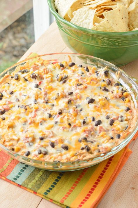 Black Bean And Cheese Dip, Touchdown Taco Dip Pampered Chef, Small Gathering Snacks, Hot Corn Dip With Cream Cheese And Rotel, Cream Cheese Black Bean Dip, Dips Healthy Easy, Easy Sides With Sandwiches, Small Group Appetizers, Appetizer For Small Group