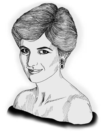 Princess Diana by MarcusMebes on DeviantArt Diana Drawing, Story Filters, Pencil Sketches Easy, Crown Art, Instagram Story Filters, Pastel Sec, Pencil Shading, Princess Drawings, Pencil Sketches