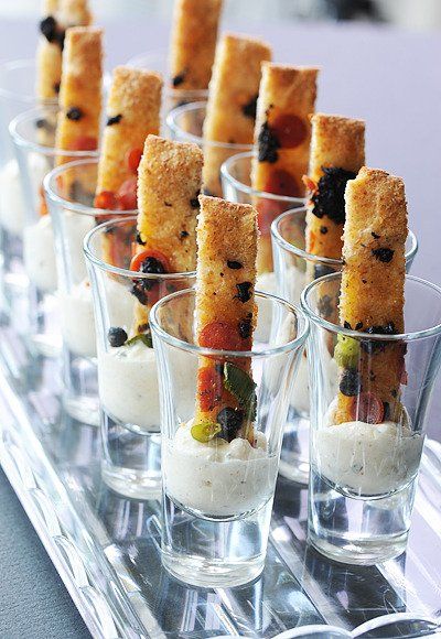 Shot Glass Appetizers: All-In-One Finger Foods For Your Next Party Recipe Roundup | The Kitchn Shot Glass Appetizers, White Pizza Dip, Pizza Dip, Wedding Autumn, Wedding Appetizers, Fingerfood Party, Fresh Fruit Recipes, White Pizza, Grazing Table