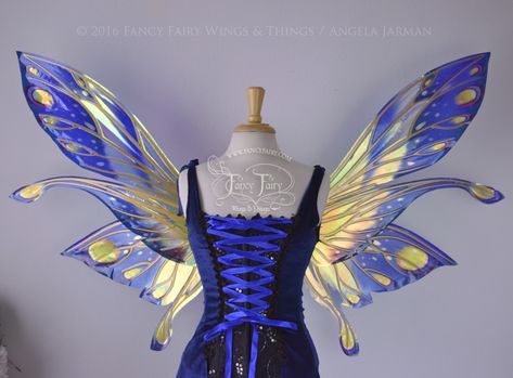 Gold Fairy Wings, Costume Fairy Wings, Iridescent Fairy Wings, Green Fairy Wings, Iridescent Fairy, Fantasy Accessories, Fairy Wings Costume, Create Character, Costume Wings