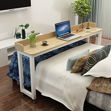 Bed Table, Bed Desk, Woodworking Ideas, Home Decor Furniture, Home Bedroom, Home Deco, Bedroom Interior, Home Projects, Home Interior Design