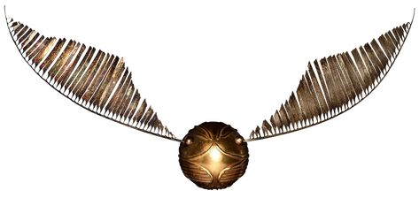 The Golden Snitch, often called simply the Snitch, is the third and smallest ball used in Quidditch. It is a walnut-sized gold-coloured sphere with silver wings. It flies around the Quidditch field at high speeds, sometimes pausing and hovering in place. The Seeker's goal is to catch the Snitch before the other team's seeker, which is worth one-hundred and fifty points. The game can only end when the Snitch has been caught, or by mutual agreement of the two teams' Captains; the la... Golden Snitch Tattoo, Snitch Tattoo, Harry Potter Clip Art, Harry Potter Snitch, Harry Potter Wiki, Monogram Tattoo, Harry Potter Hermione Granger, Anniversaire Harry Potter, Harry Potter Tattoos