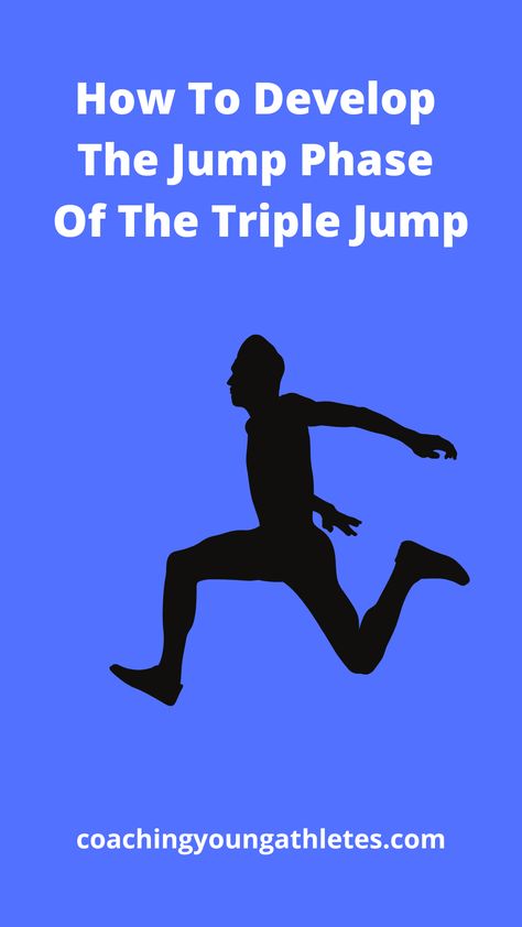 Title: How To Develop The Jump Phase Of The Triple Jump by coachingyoungathletes.com Track Drills, Pe Ideas, Triple Jump, Track And Field, Drills, Fit Life, Improve Yourself, Coaching, Track