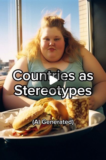 Planet AI on Instagram: "Asking AI to Draw Countries as Stereotypes!
.
.
#ai #aiart #midjourney #country #countries #stereotypes #funny" Fat Woman Drawing, Chubby Drawing, Stereotypes Funny, December 4, Woman Drawing, Country Girl, Girl Drawing, Country Girls, To Draw