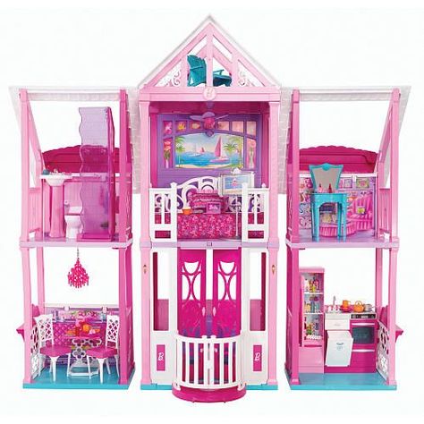 2010 Malibu Dream House... Danish Aesthetic Room, Malibu Dream House, Barbie Malibu Dream House, Bedroom Pastel, Pastel Aesthetic Room, Life Size Barbie, Barbie Malibu, Indie Decor, Toys Uk