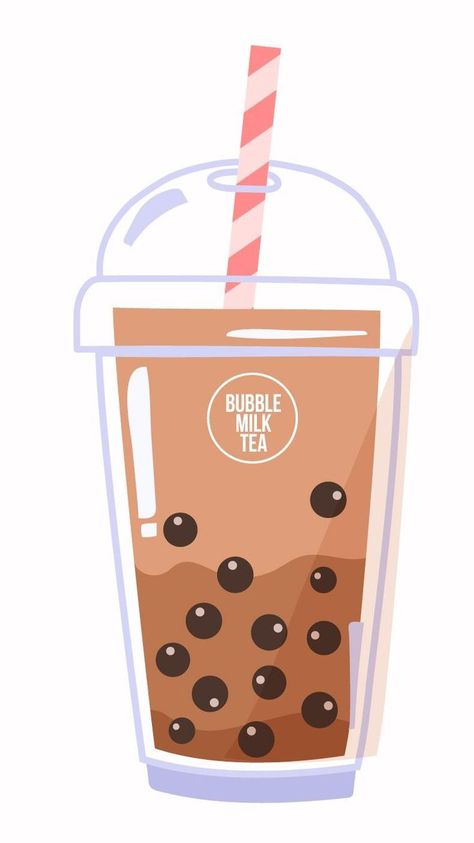 Bubble Milk Tea, Paper Dolls Book, Tea Art, Bubble Tea, Milk Tea, Mochi, Cartoon Wallpaper, Drawing Reference, Paper Dolls