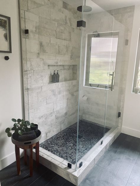 The Guy's Bath Remodel- Before & After - Northern California Style Northern California Style, Master Shower, Bathroom Remodel Shower, Bathroom Redo, Shower Remodel, Bath Ideas, California Style, Bathroom Remodel Master, Bathroom Reno