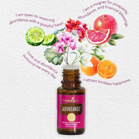 Young Living Education on Instagram: “Invite positivity daily with the power of Abundance essential oil and affirmations. Affirmations are declarative statements that can be a…” Oils For Soap Making, Abundance Essential Oil, Essential Oils Quotes, Oil Quote, Young Living Oils Recipes, Living Oils Recipes, Thieves Oil, Skin Care Business, Yl Oils