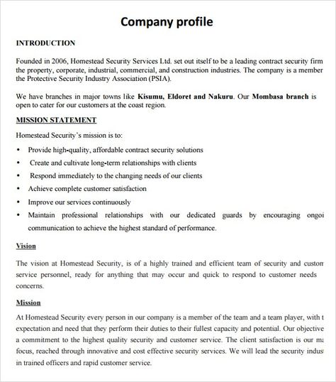 Company profile example 7941 Company Mission Statement Examples, Mission Statement Examples, Company Profile Design Templates, Company Mission Statement, Company Letterhead, Profile Template, Corporate Profile, Template Brochure, Business Proposal Template