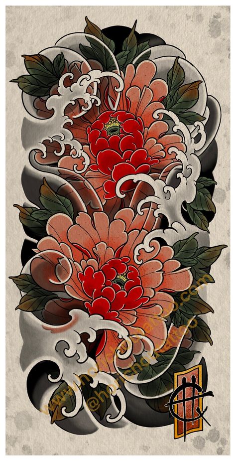 japanese tattoo designs Tato Irezumi, 42 Tattoo, Backpiece Tattoo, Tattoo Japanese Style, Tattoo Designer, Japanese Flower Tattoo, Kunst Tattoos, Japan Tattoo Design, Irezumi Tattoos