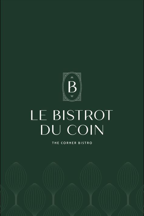 Le Bistrot Du Coin Logo Design by Greenhouse Creative veganideas #logolearn #makelogos #creativelogo🎗️. French Restaurant Branding, French Restaurant Logo, Luxury Restaurant Branding, French Logo Design, Coin Logo Design, Bistro Logo, Restaurant Brand Identity, French Logo, Spa Logo Design