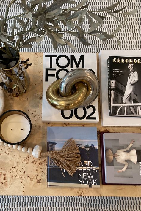 Eva Amurri shares her recent coffee table book purchases. She uses them throughout her house to decorate and style. Styling Coffee Table, Eva Amurri, Coffee Table Book, Table Books, Coffee Table Books, Tom Ford, In Italy, Coffee Table, Ford