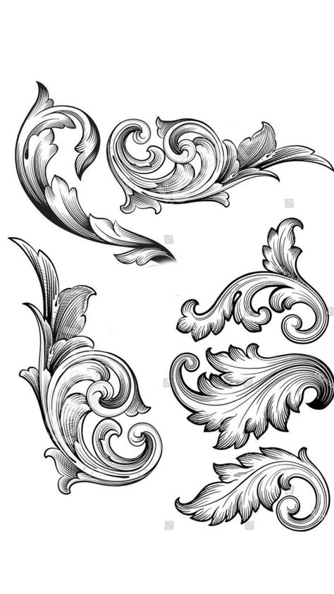 Small Filigree Tattoo, Filagree Tattoo Filler, Filigree Tattoo Stencil, Scrollwork Tattoo, Filigree Tattoo Sleeve, Filligree Tattoos Designs, Acanthus Tattoo, Mens Filigree Tattoo, Filigree Tattoo Designs