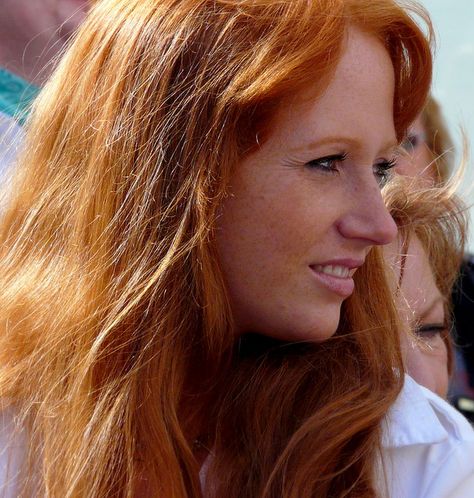 Portrait of a German visitor, Redhead Day Breda by e³°°°, via Flickr Red Hair Day, Redhead Day, Red Freckles, Red Headed League, Edinburgh Fringe Festival, I Love Redheads, Natural Red Hair, Edinburgh Festival, Hair Color Unique