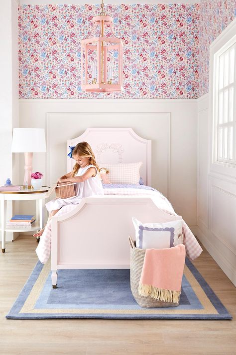 Caitlin Wilson Design, Girls Bed, Caitlin Wilson, Toddler Bedroom Girl, Big Girl Bedrooms, Big Kids Room, Toddler Girl Room, Shared Room, Girl’s Room