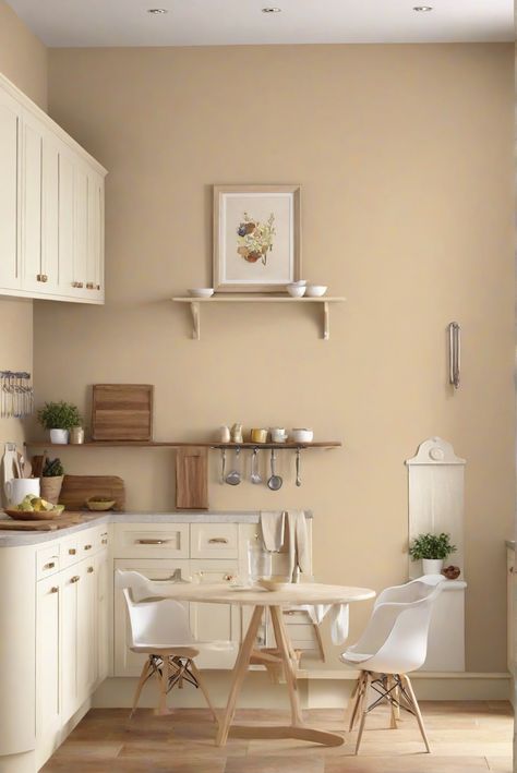 kitchen paint colors, home interior design, interior decorating, kitchen wall paint Color For Kitchen Walls, Kitchen Wall Paint Colors, Behr Dolphin Fin, Kitchen Wall Paint, Alder Wood Kitchen Cabinets, Pine Kitchen Cabinets, Dolphin Fin, Beige Kitchen Cabinets, Osb Wood