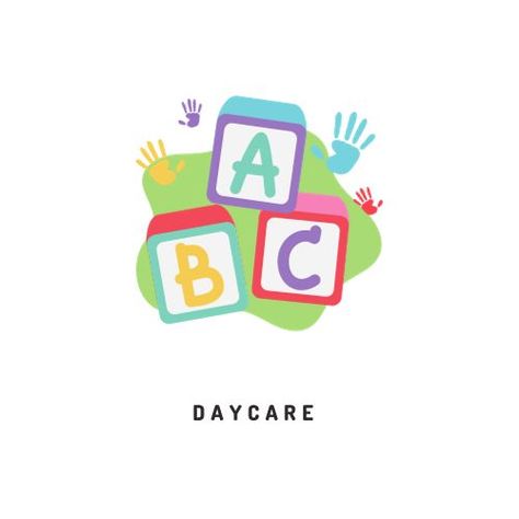 ABC Daycare Abc Logo Design, Daycare Logo, Abc Kids, Playful Illustration, Kids Daycare, Abc For Kids, Abc Alphabet, Care Logo, Alphabet Coloring Pages