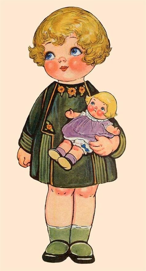 Dolly Dingle, Museum Of Childhood, Doll Drawing, Paper Puppets, Paper Doll Dress, Vintage Pics, Kewpie Dolls, Afternoon Dress, Dress Doll