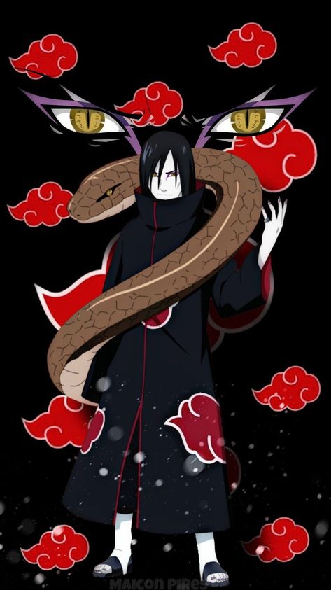 Akatsuki Wallpaper, Akatsuki Members, Orochimaru Wallpapers, Naruto Painting, Dragon Wallpaper Iphone, Dragon Wallpaper, Naruto Wallpaper Iphone, Anime Picture Hd, Ibis Paint X