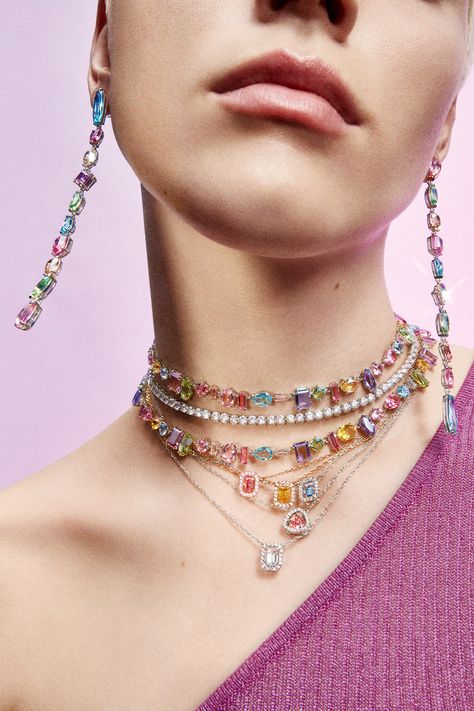 Colorful Crystals, Inexpensive Jewelry, Crystals Swarovski, Classy Jewelry, Jewelry Lookbook, Colorful Jewelry, Jewelry Photography, Cheap Jewelry, Swarovski Jewelry