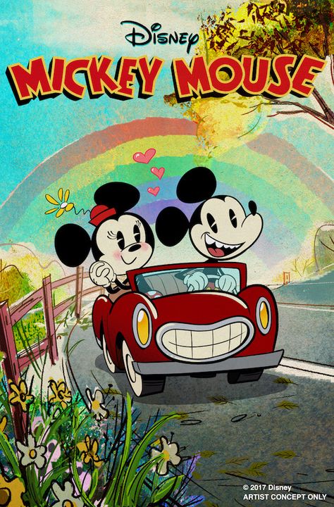 The Great Movie Ride To Be Replaced With "Mickey and Minnie's Runaway Railway" Runaway Railway, Android Jones, Princess Merida, Mickey Mouse Shorts, Mickey Mouse Art, Disney Artists, Images Disney, Disney Posters, Disney Vintage