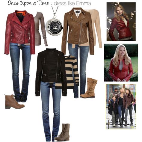 Emma Swan Style, Camisa Rock, Quilting Fashion, Movie Inspired Outfits, Time Clothes, Character Inspired Outfits, Disney Inspired Outfits, Fandom Fashion, Fandom Outfits