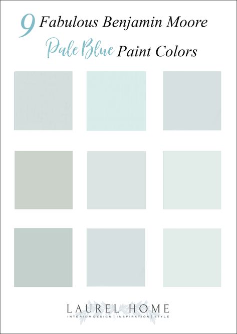 Common Mistakes When Choosing The Best Pale Blue Paint | Laurel Home Benjamin Moore Crystal Springs, Light Blue Bathroom Walls Paint, Pale Blue Kitchens, Pale Blue Wall Paint, Pale Blue Gray Paint Colors, Light Blue Interior Paint, Pale Blue Green Paint Colors, Very Light Blue Paint Colors, Blue Paint For Bedroom Walls