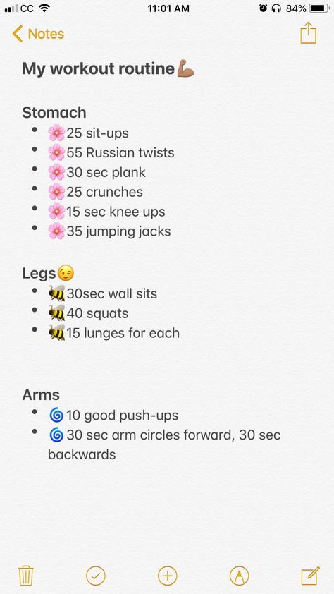 Workout Aesthetic List, Notes App Workout Plan, Workouts Notes App, Workouts List Notes, Workouts Aesthetic List, Notes App Workout, Ab Workout Notes App, Teenager Workouts Plan, Perfect Workout For Teens